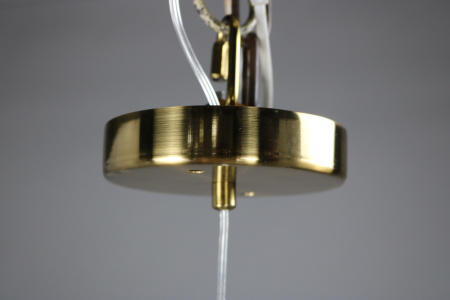 Подвесной светильник латунь LED 15Вт 25см