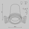 Встраиваемый светильник Technical DL125-L12-4K-TRS-W